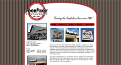 Desktop Screenshot of poorboy-restaurant.com